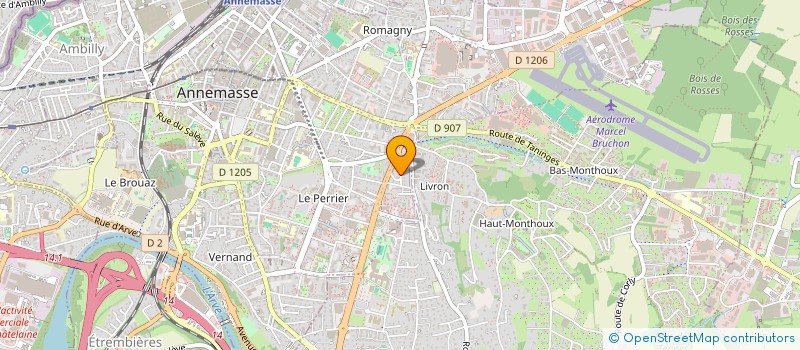localisation de l'entreprise MONSIEUR ALEXANDRE BOUCHE  ANNEMASSE