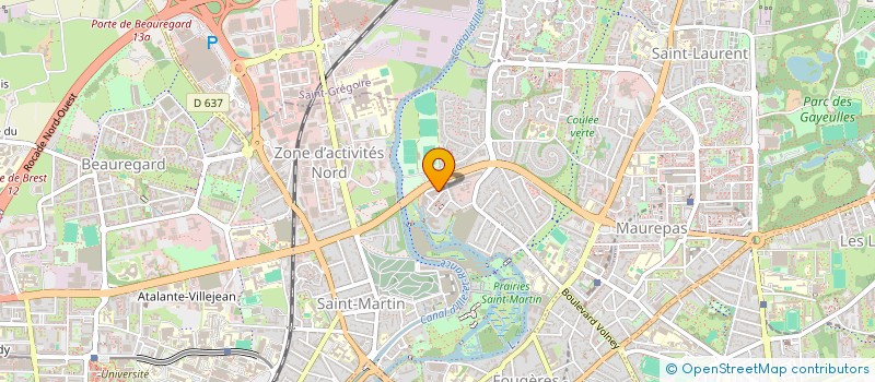 localisation de l'entreprise MONSIEUR ALEXANDRE BOUCHET  RENNES