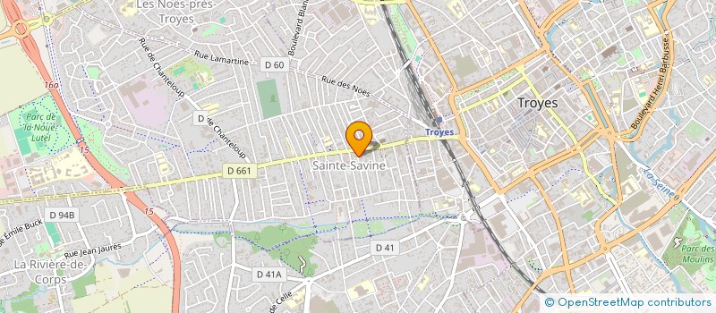 localisation de l'entreprise MONSIEUR ALEXANDRE BOUCLIER  SAINTE-SAVINE