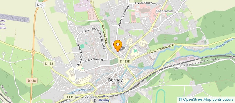 localisation de l'entreprise MONSIEUR ALEXANDRE BOUDARD  BERNAY