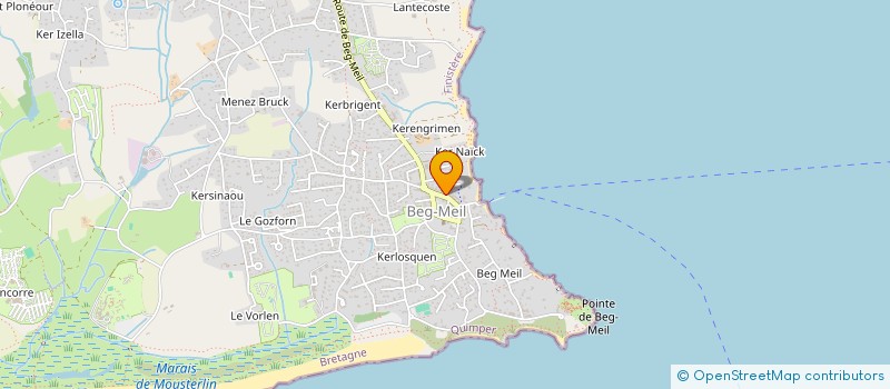 localisation de l'entreprise MONSIEUR ALEXANDRE BOUDINET à FOUESNANT