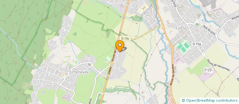 localisation de l'entreprise MONSIEUR ALEXANDRE BOUDOT  ECHENEVEX