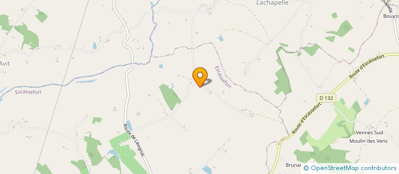 localisation de l'entreprise MONSIEUR ALEXANDRE BOUDOU  SAINT BARTHELEMY D AGENAIS