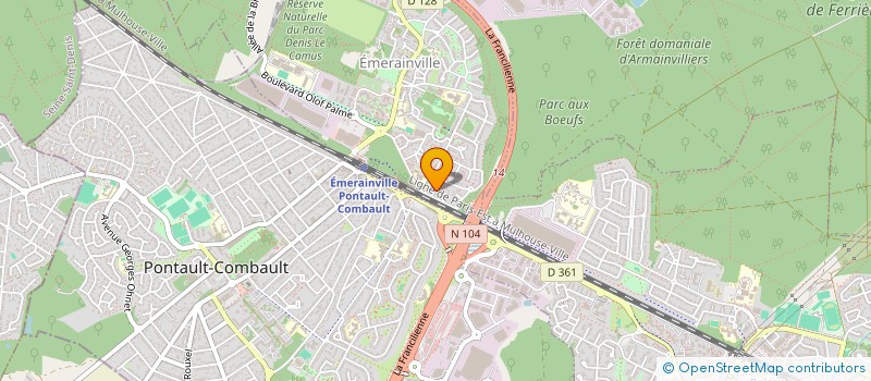 localisation de l'entreprise MONSIEUR ALEXANDRE BOUGLIONE  EMERAINVILLE