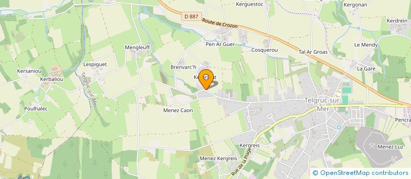 localisation de l'entreprise MONSIEUR ALEXANDRE BOUGUYON  TELGRUC-SUR-MER