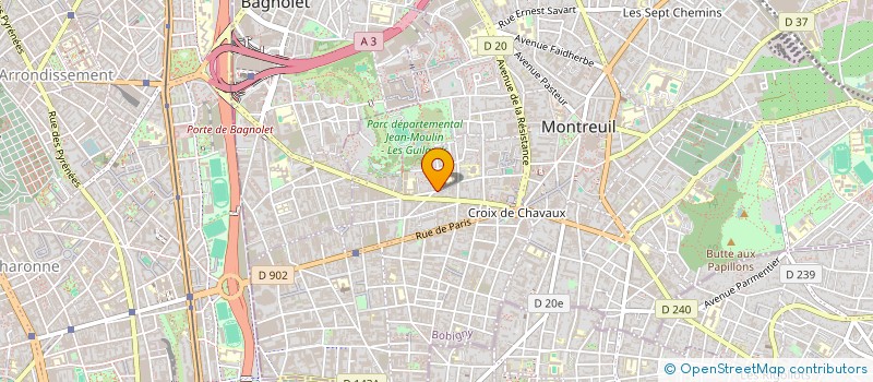 localisation de l'entreprise MONSIEUR ALEXANDRE BOUICHOU à MONTREUIL