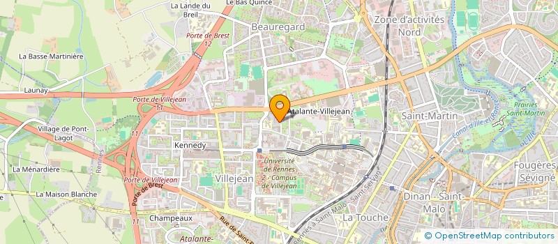 localisation de l'entreprise MONSIEUR ALEXANDRE BOUILLENNEC à RENNES