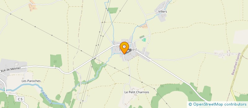 localisation de l'entreprise MONSIEUR ALEXANDRE BOULANGER  BEAUTHEIL-SAINTS