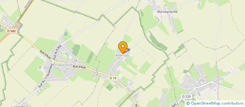 localisation de l'entreprise MONSIEUR ALEXANDRE BOULANGER  ALLENAY