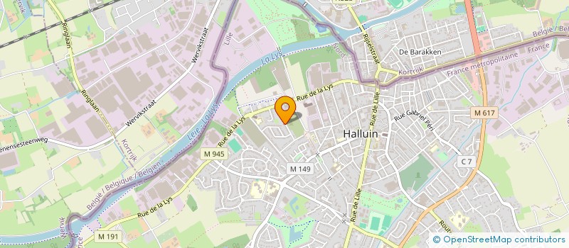 localisation de l'entreprise MONSIEUR ALEXANDRE BOULESNANE à HALLUIN