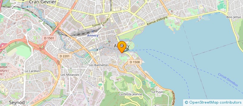 localisation de l'entreprise MONSIEUR ALEXANDRE BOUQUEROD à ANNECY