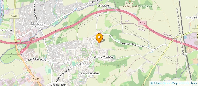 localisation de l'entreprise MONSIEUR ALEXANDRE BOUQUET  GENAY