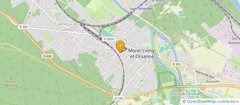 localisation de l'entreprise MONSIEUR ALEXANDRE BOUQUILLION à MORET-LOING-ET-ORVANNE