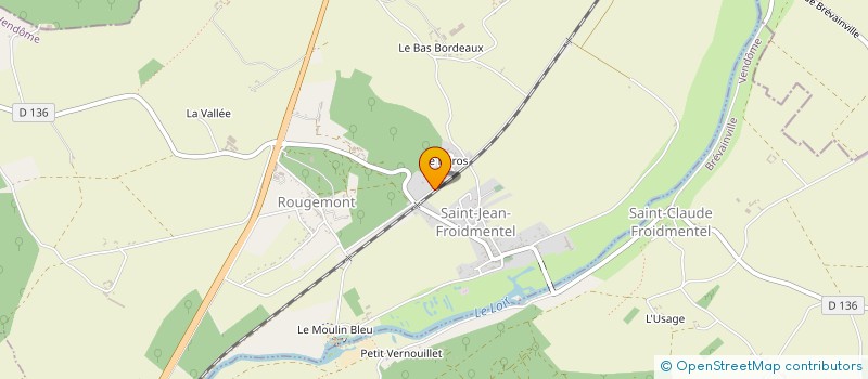 localisation de l'entreprise MONSIEUR ALEXANDRE BOUQUIN  SAINT-JEAN-FROIDMENTEL