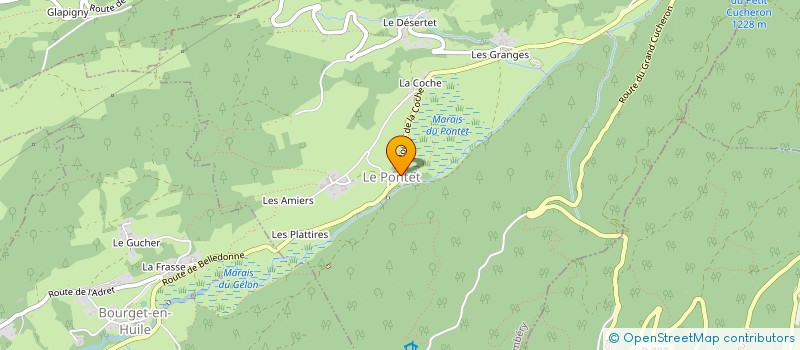 localisation de l'entreprise MONSIEUR ALEXANDRE BOURDEAU  LE PONTET