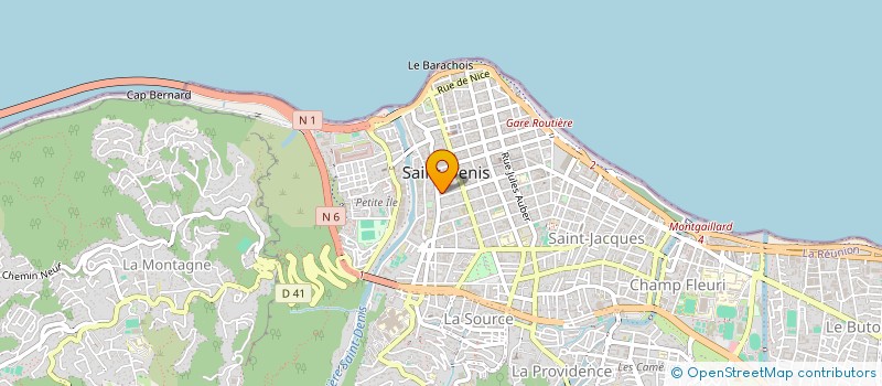 localisation de l'entreprise MONSIEUR ALEXANDRE BOURGIN  SAINT-DENIS