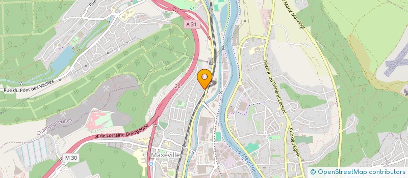 localisation de l'entreprise MONSIEUR ALEXANDRE BOURION  MAXEVILLE