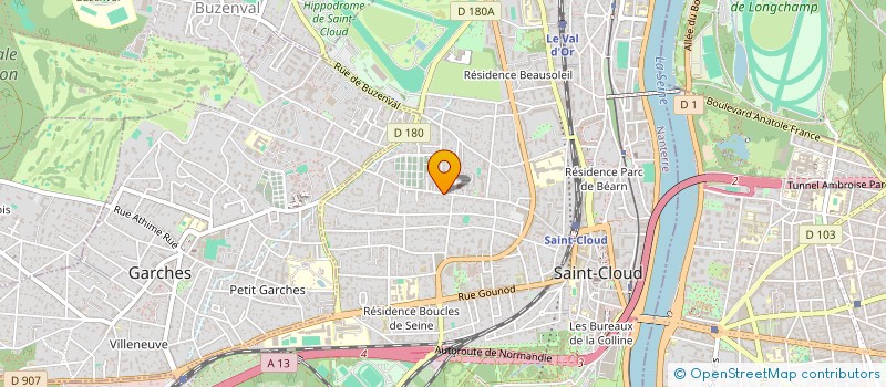 localisation de l'entreprise MONSIEUR ALEXANDRE BOURQUIN  SAINT-CLOUD