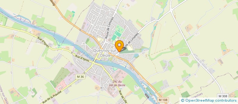 localisation de l'entreprise MONSIEUR ALEXANDRE BOURRE à QUESNOY-SUR-DEULE