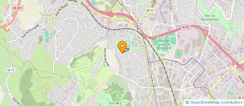 localisation de l'entreprise MONSIEUR ALEXANDRE BOURSIER  SAINT-ETIENNE