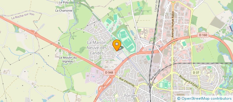 localisation de l'entreprise MONSIEUR ALEXANDRE BOUTIN à LA ROCHE-SUR-YON