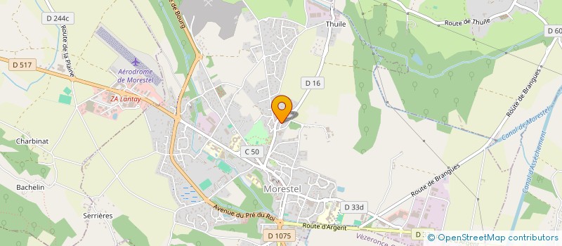 localisation de l'entreprise MONSIEUR ALEXANDRE BOUVARD  MORESTEL