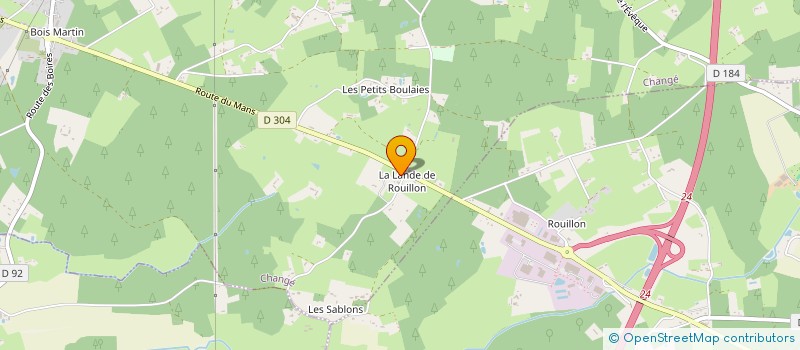 localisation de l'entreprise MONSIEUR ALEXANDRE BOUVET  CHANGE