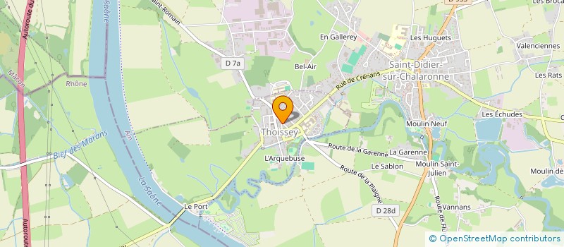 localisation de l'entreprise MONSIEUR ALEXANDRE BOUVET  THOISSEY