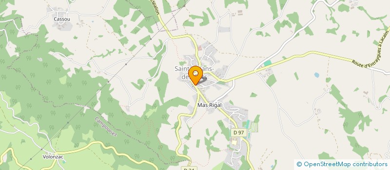 localisation de l'entreprise MONSIEUR ALEXANDRE BOUVET  SAINT-AMANS-DES-COTS