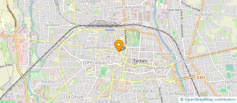 localisation de l'entreprise MONSIEUR ALEXANDRE BOUVY  TARBES