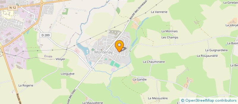 localisation de l'entreprise MONSIEUR ALEXANDRE BOYER  MONTENAY