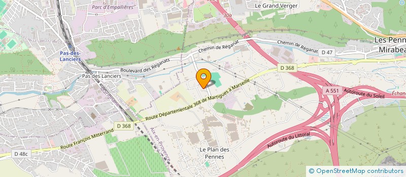 localisation de l'entreprise MONSIEUR ALEXANDRE BRANCATO à LES PENNES-MIRABEAU
