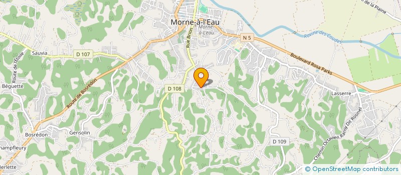 localisation de l'entreprise MONSIEUR ALEXANDRE BRAYET  MORNE-A-L'EAU