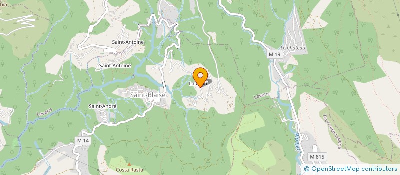 localisation de l'entreprise MONSIEUR ALEXANDRE BRES  SAINT-BLAISE