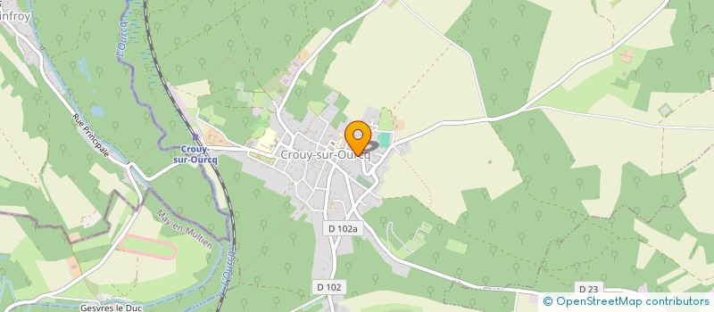 localisation de l'entreprise MONSIEUR ALEXANDRE BRETEAU  CROUY-SUR-OURCQ