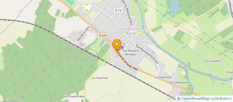 localisation de l'entreprise MONSIEUR ALEXANDRE BRIAND à LUSIGNY-SUR-BARSE