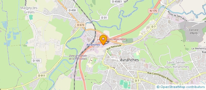 localisation de l'entreprise MONSIEUR ALEXANDRE BRIARD  AVRANCHES