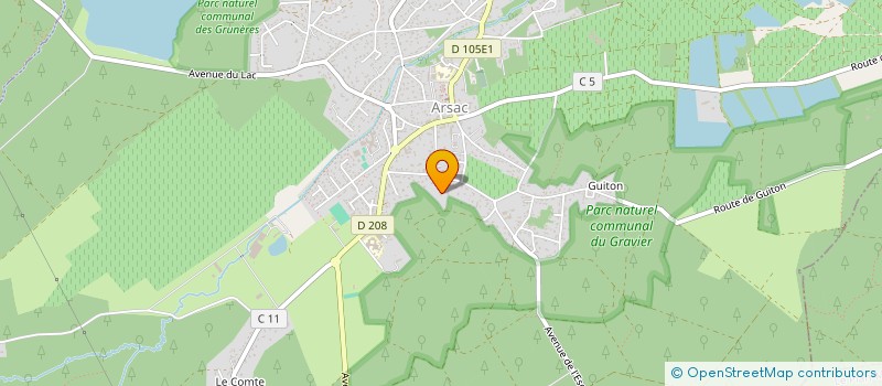 localisation de l'entreprise MONSIEUR ALEXANDRE BRICE  ARSAC