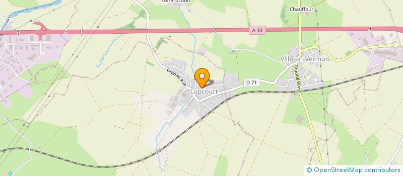 localisation de l'entreprise MONSIEUR ALEXANDRE BRICE  LUPCOURT