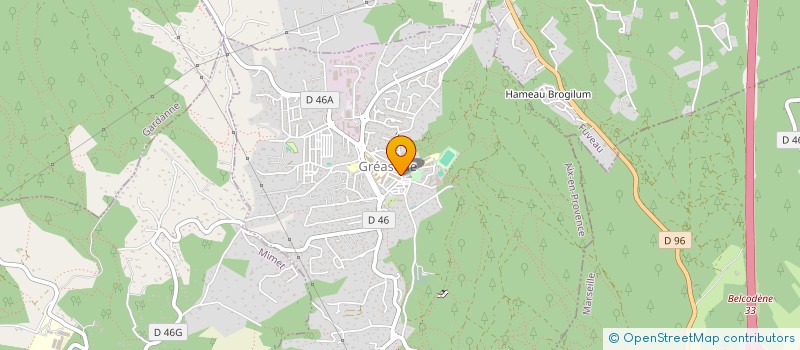 localisation de l'entreprise MONSIEUR ALEXANDRE BRIENNE  GREASQUE