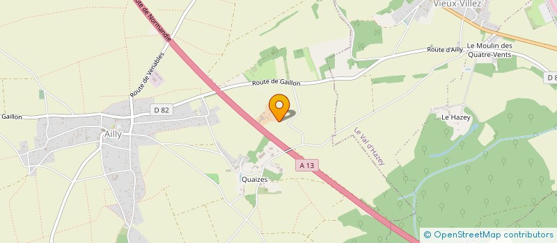 localisation de l'entreprise MONSIEUR ALEXANDRE BRIERE à AILLY