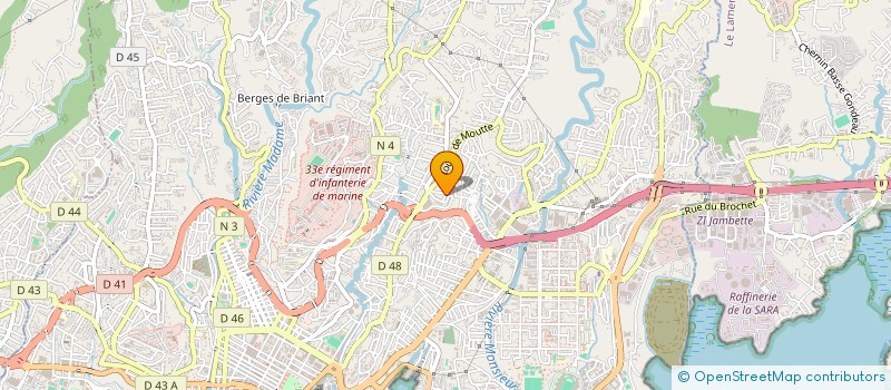 localisation de l'entreprise MONSIEUR ALEXANDRE BRIEU  FORT-DE-FRANCE