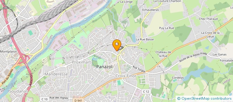 localisation de l'entreprise MONSIEUR ALEXANDRE BRIFFAUT à PANAZOL