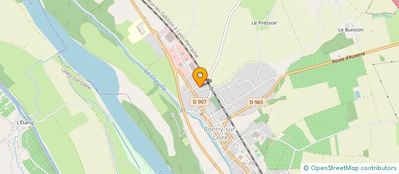 localisation de l'entreprise MONSIEUR ALEXANDRE BRILLANT à BONNY-SUR-LOIRE