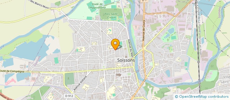 localisation de l'entreprise MONSIEUR ALEXANDRE BRILLON à SOISSONS