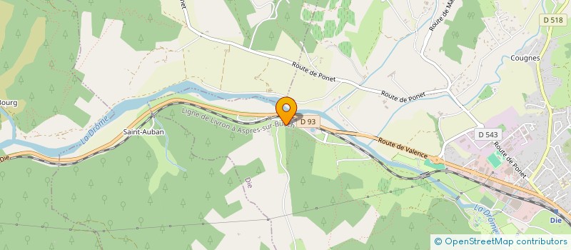 localisation de l'entreprise MONSIEUR ALEXANDRE BRINGARD  DIE