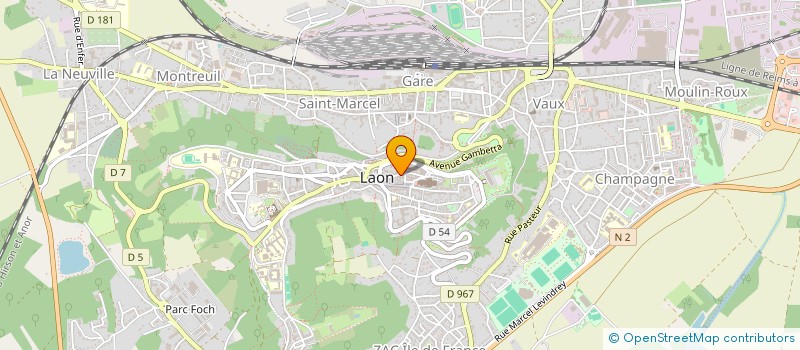 localisation de l'entreprise MONSIEUR ALEXANDRE BRINQUIS à LAON