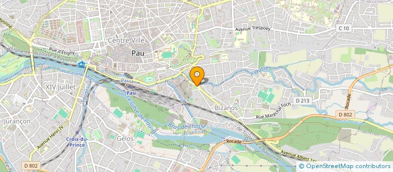 localisation de l'entreprise MONSIEUR ALEXANDRE BRIOLAIS  BIZANOS