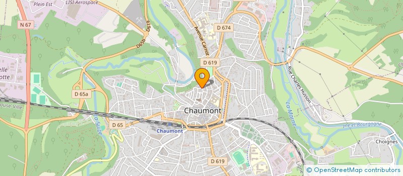 localisation de l'entreprise MONSIEUR ALEXANDRE BRIOT à CHAUMONT