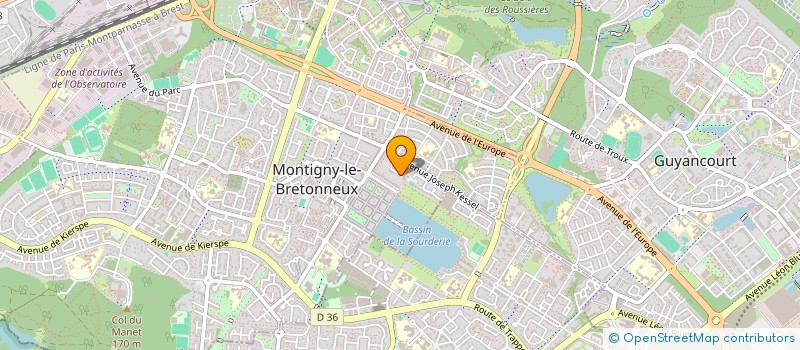 localisation de l'entreprise MONSIEUR ALEXANDRE BRISY  MONTIGNY-LE-BRETONNEUX